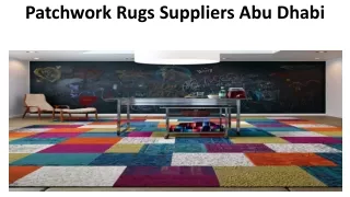 patchwork rugs suppliers abu dhabi
