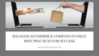 Managing Ecommerce Company in Oman Best Practices for Success