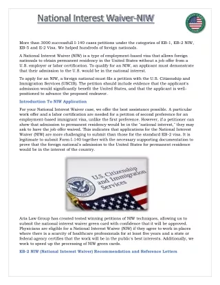 more than 3000 successfull i 140 cases petitions