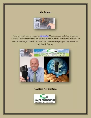 air duster
