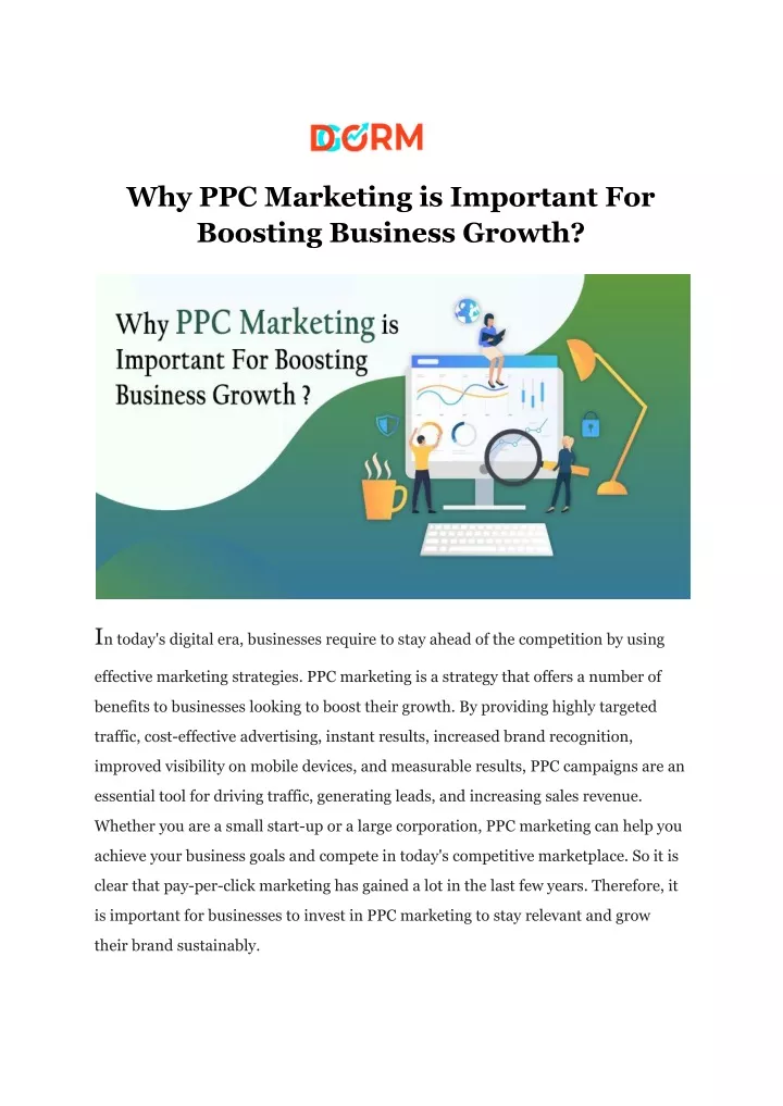 why ppc marketing is important for boosting
