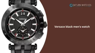Versace black men's watch