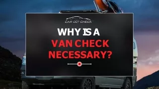 Can I Get a free van check?
