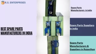 Best Spare Parts Manufacturers in india