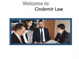 Quality and Professional Legal Services - Cindemir Law Office