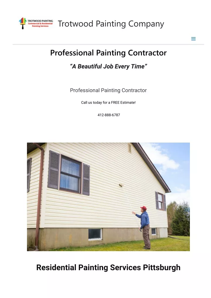 trotwood painting company
