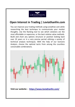 Open Interest in Trading - Leviathanfm.com