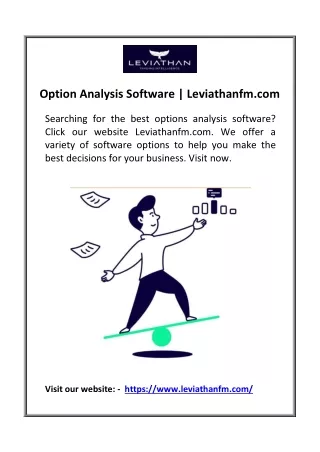 Option Analysis Software - Leviathanfm.com