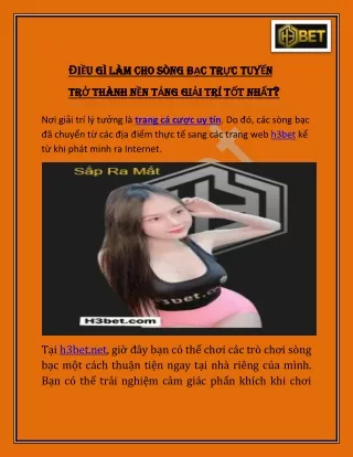 câu cá trực tuyến việt nam - H3bet