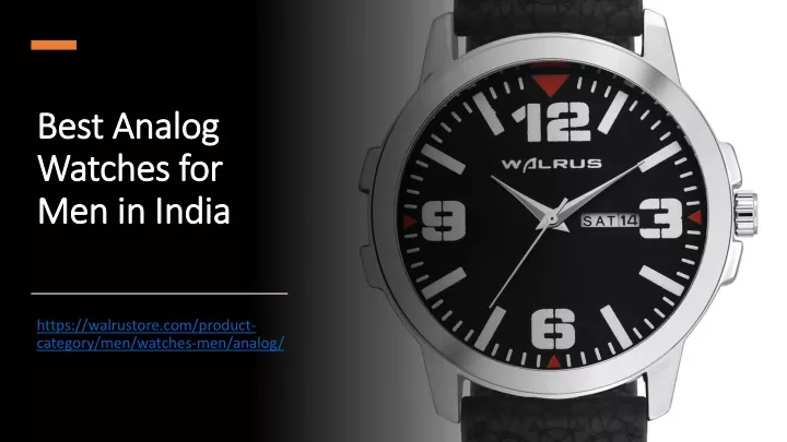 best analog watches for men in india