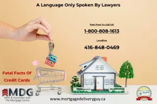 A Language Only Spoken By Lawyers - Fatal Facts Of Credit Cards