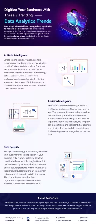 Digitize Your Business With  These 3 Trending Data Analytics Trend