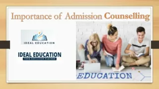 Importance of Admission Counselling
