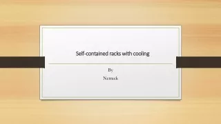 self contained racks with cooling