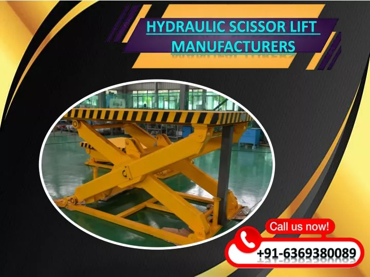 hydraulic scissor lift manufacturers