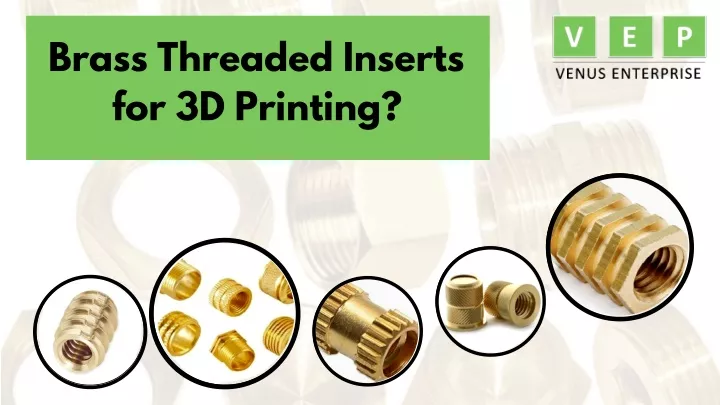 brass threaded inserts for 3d printing