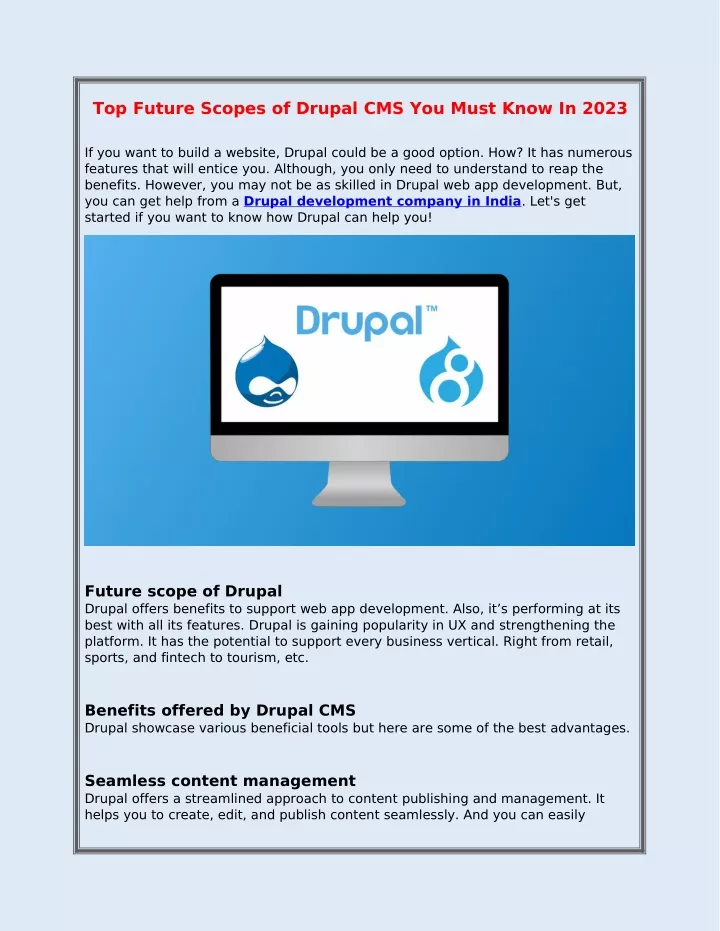 top future scopes of drupal cms you must know