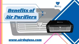 Know The Best Benefits of Air Purifiers- Air Dog USA