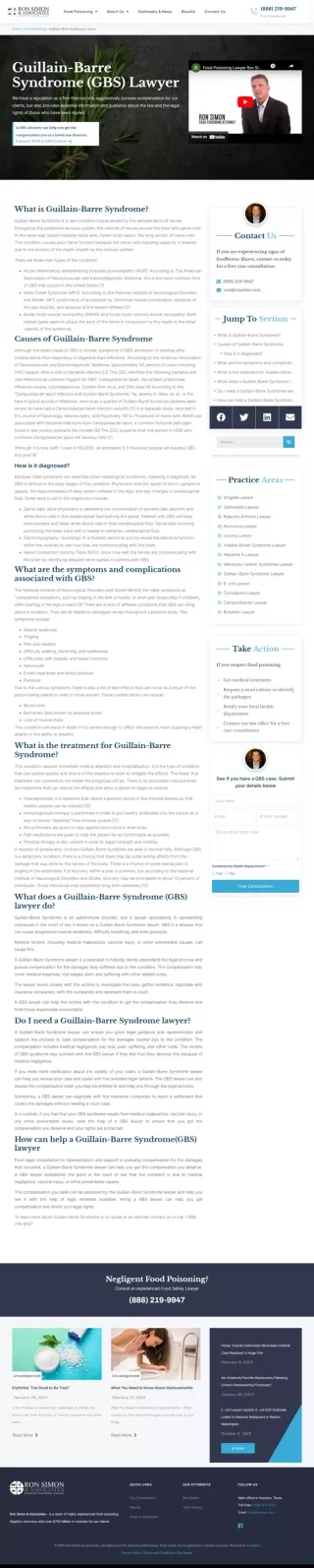 When GBS Strikes: How A Guillain-Barre Syndrome Lawyer Can Help?