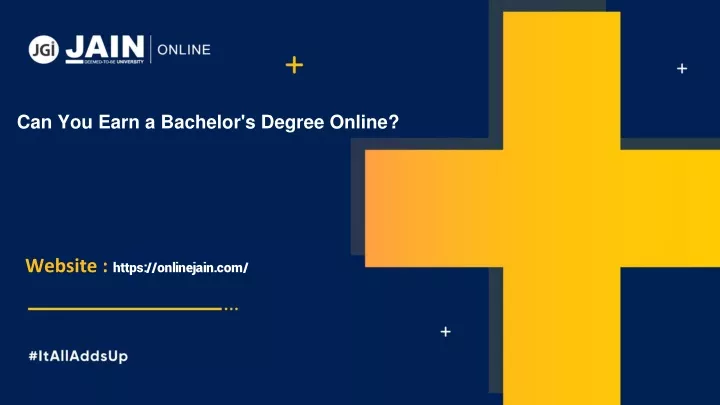 can you earn a bachelor s degree online