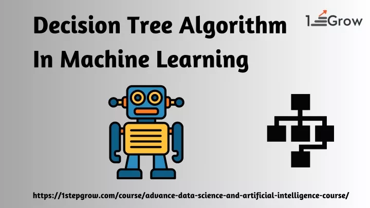 decision tree algorithm in machine learning