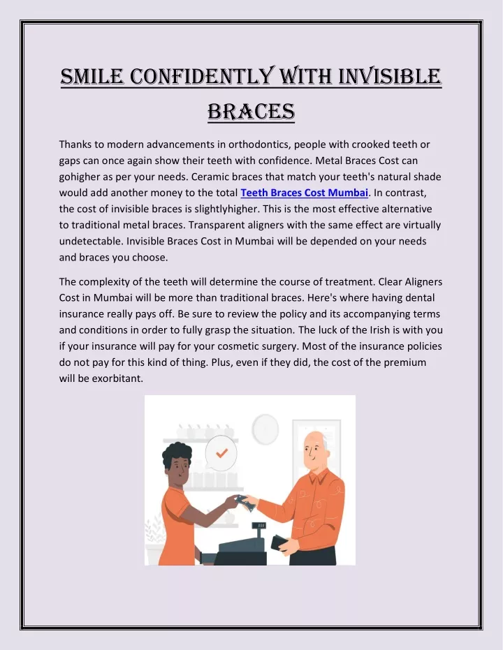 smile confidently with invisible braces