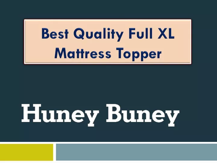 best quality full xl mattress topper