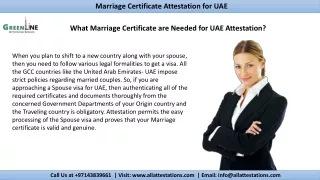Know all about Marriage Certificate Attestation for UAE