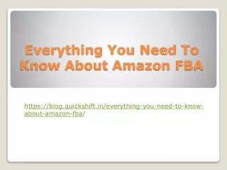 everything you need to know about amazon fba