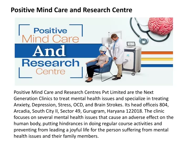 positive mind care and research centre
