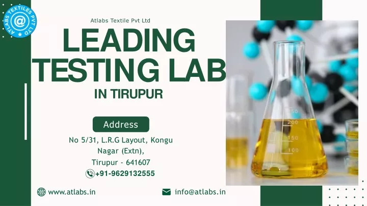 leading t e s t i n g l a b in tirupur