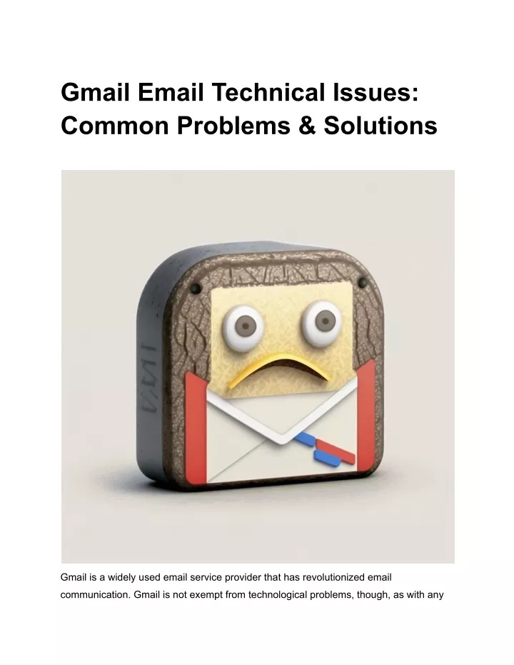 gmail email technical issues common problems