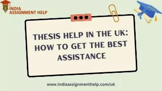 Thesis Help in the UK How to Get the Best Assistance