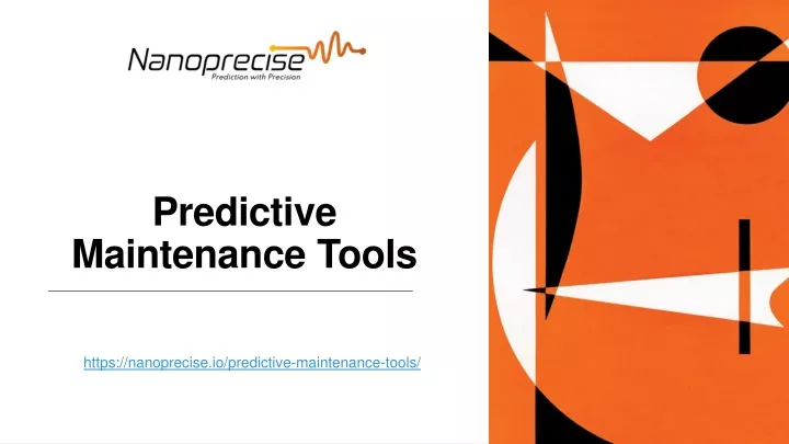 predictive maintenance t ools