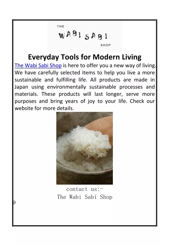 everyday tools for modern living the wabi sabi