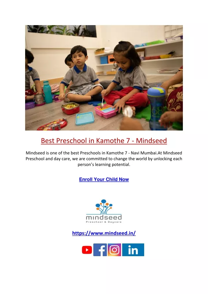 best preschool in kamothe 7 mindseed