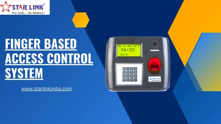 finger based access control system