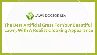 The Best Artificial Grass For Your Beautiful Lawn