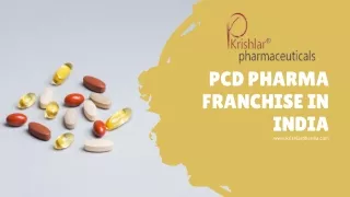 PCD Pharma Franchise in India | Krishlar Pharmaceuticals