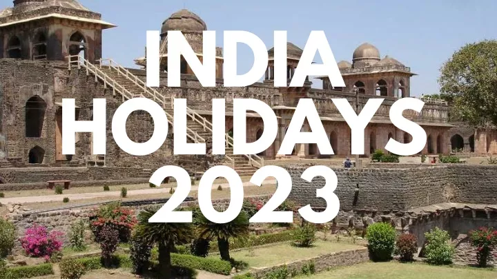 india holidays 2023