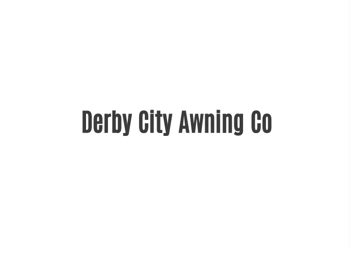 derby city awning co