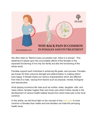 Back pain