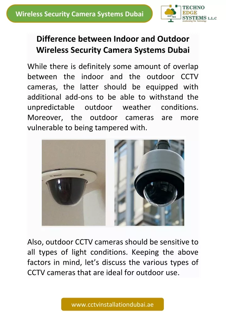 wireless security camera systems dubai