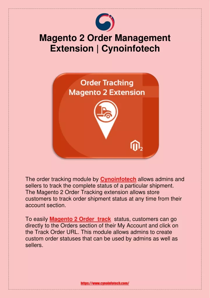 magento 2 order management extension cynoinfotech
