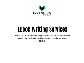 EBook Writing Services