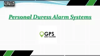 Personal Duress Alarm