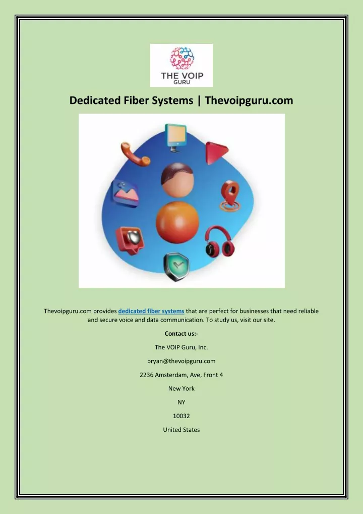 dedicated fiber systems thevoipguru com