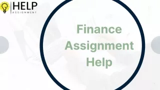 A Practical Guide To Crafting High-Quality Finance Assignments