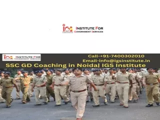 SSC GD Coaching in Noida