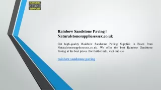 Rainbow Sandstone Paving  Naturalstonesuppliesessex.co.uk